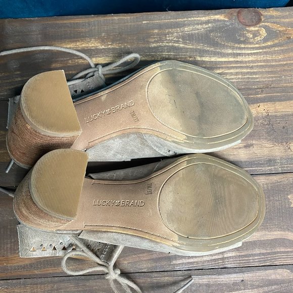Lucky Brand Tafia Ghillie Lace Up Sandal - Picture 8 of 10